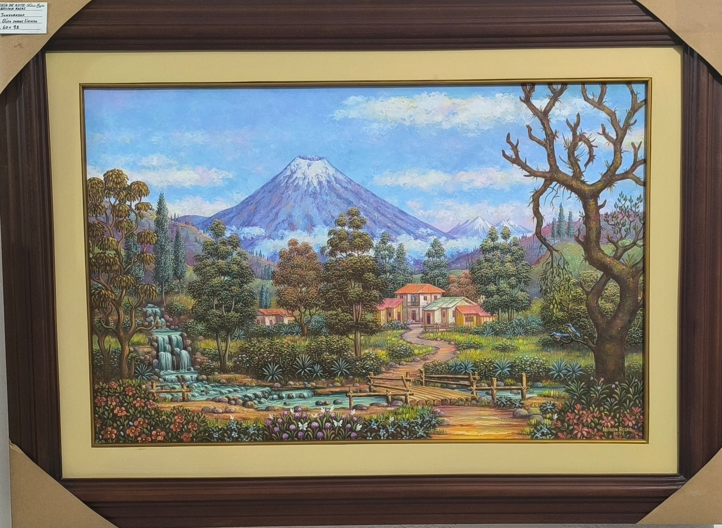 El Tungurahua – Arte único en óleo sobre lienzo