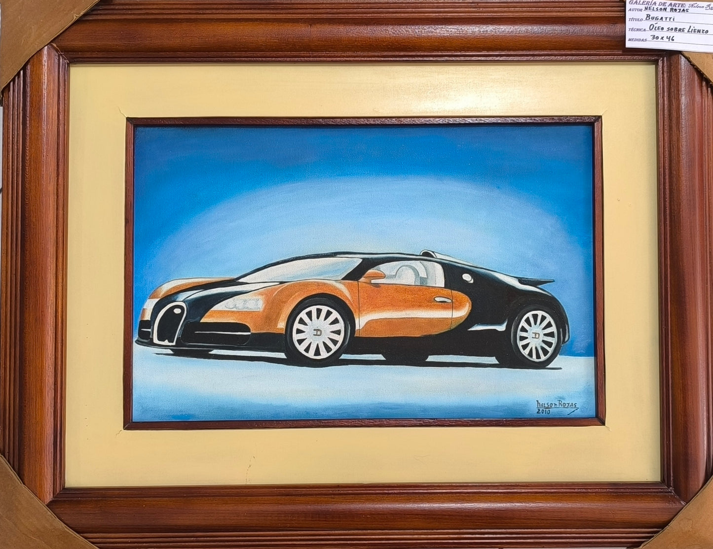 Bugatti, rojo-negro