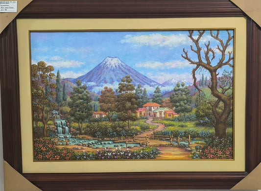 El Tungurahua – Arte único en óleo sobre lienzo