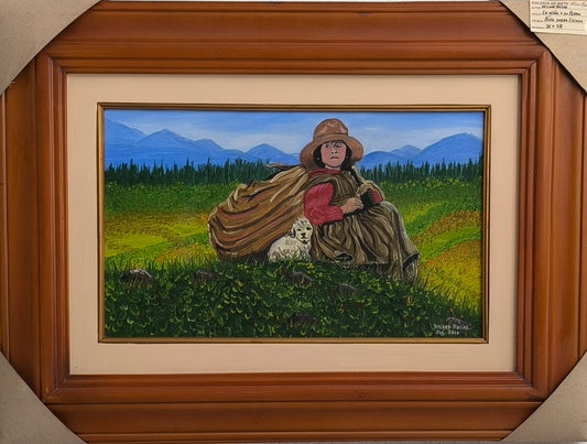 La Niña y su Perro